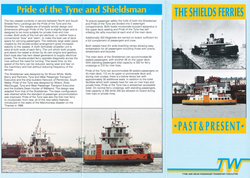 Shields Ferry Information Sheet