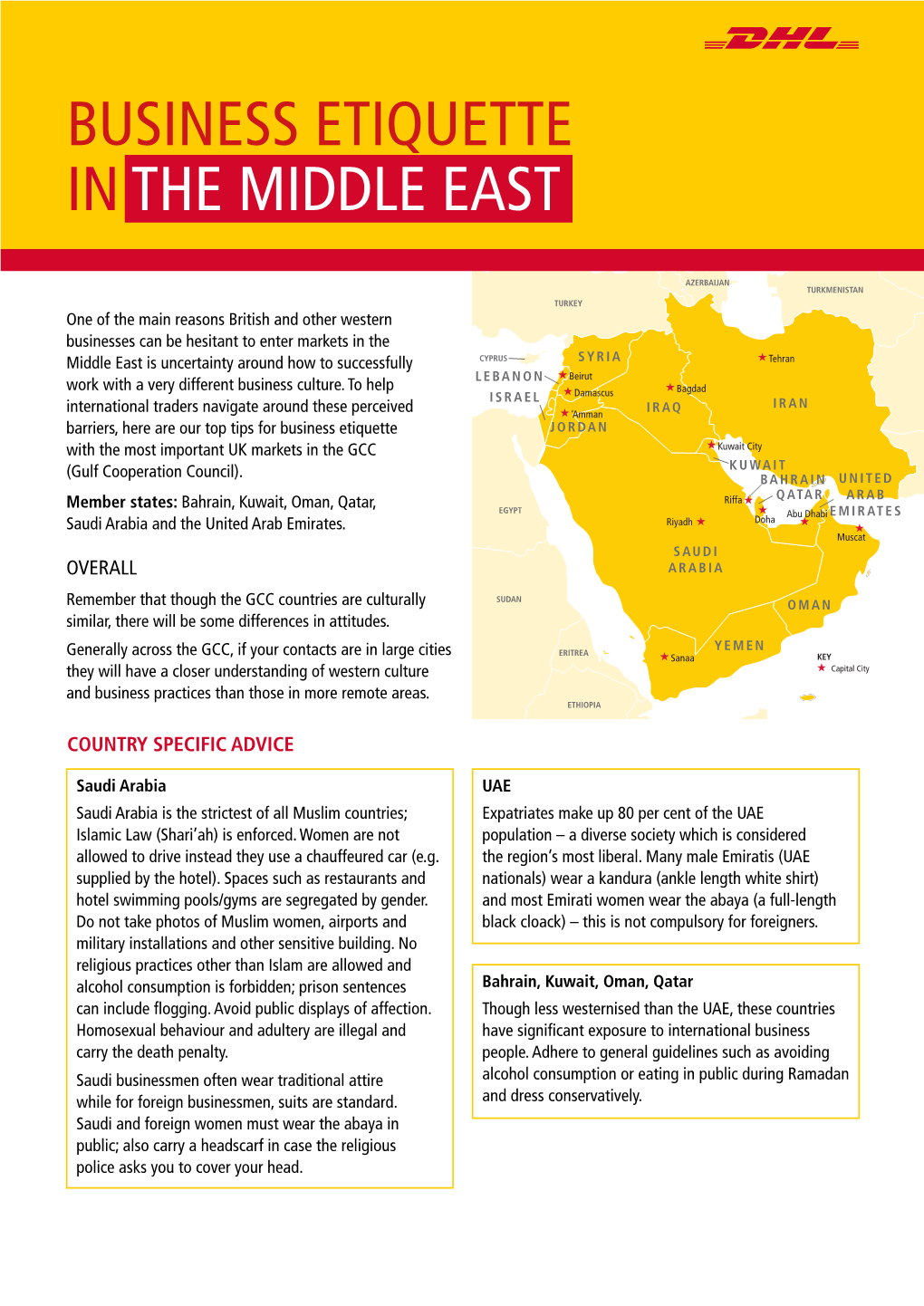 Business Etiquette in the Middle East 2