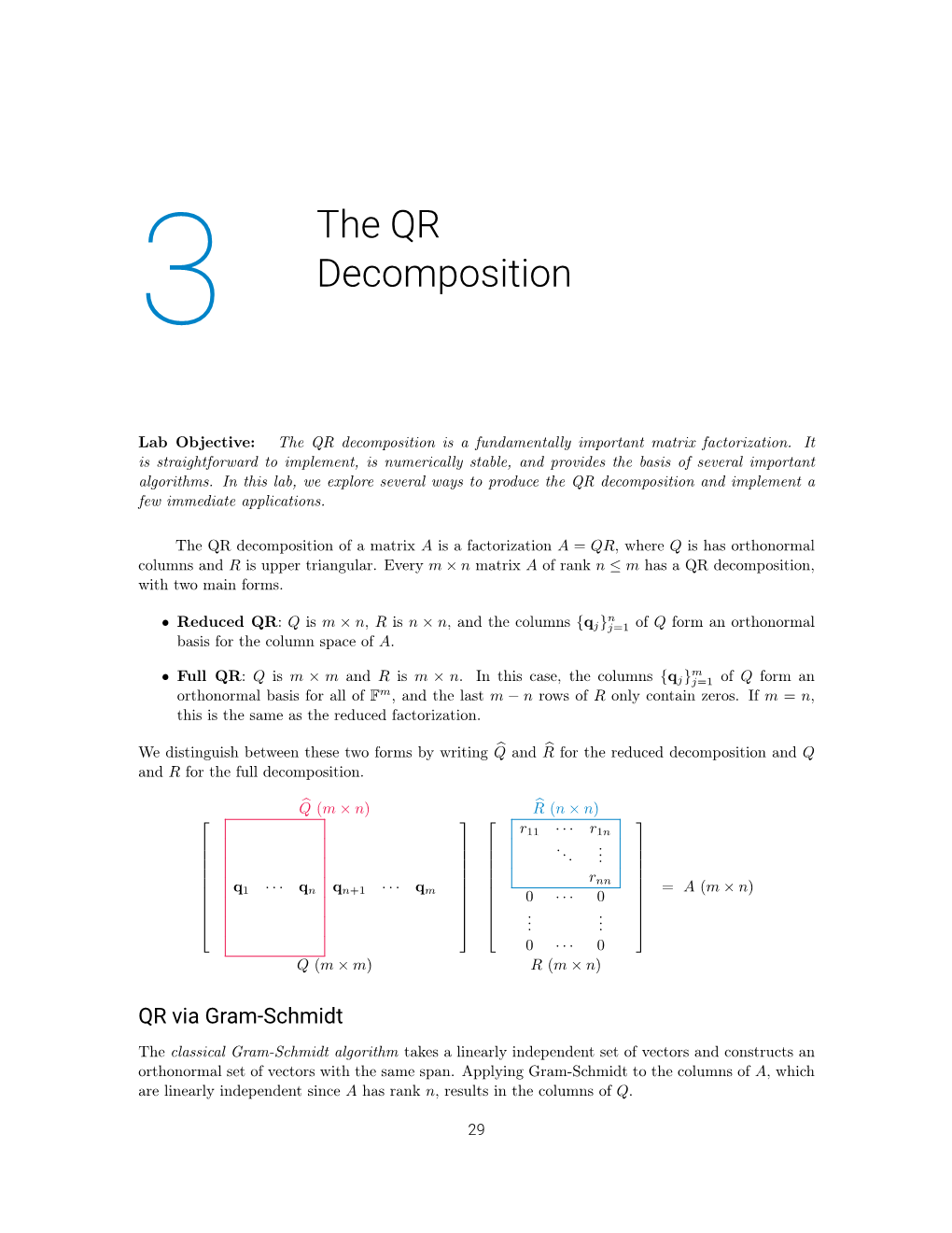 The QR Decomposition Is a Fundamentally Important Matrix Factorization