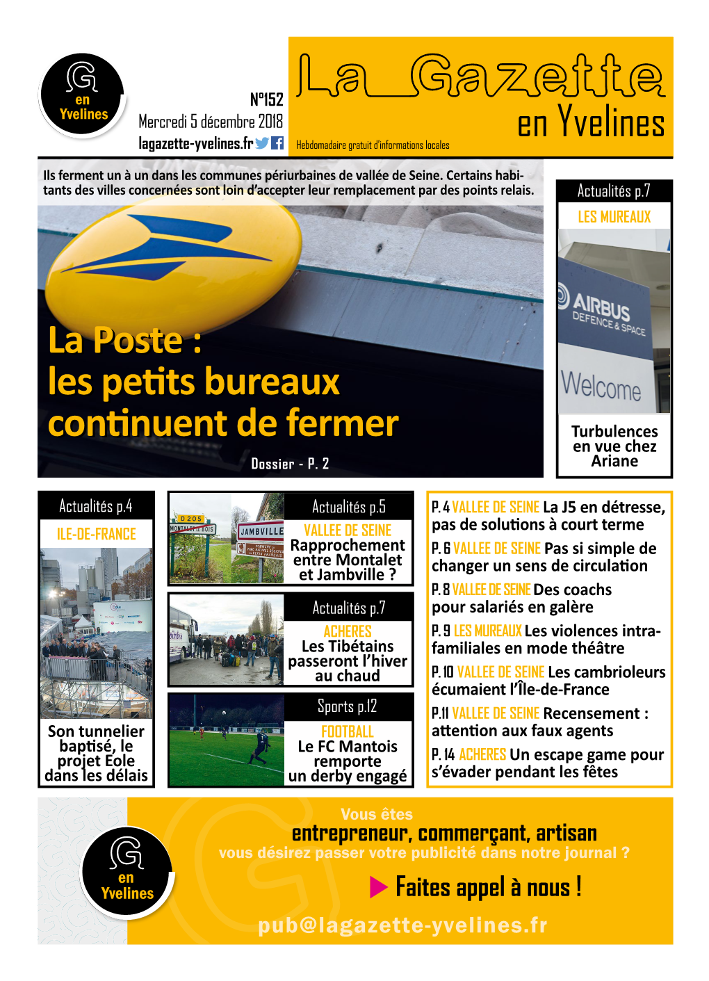 018 En Yvelines Lagazette-Yvelines.Fr Hebdomadaire Gratuit D’Informations Locales