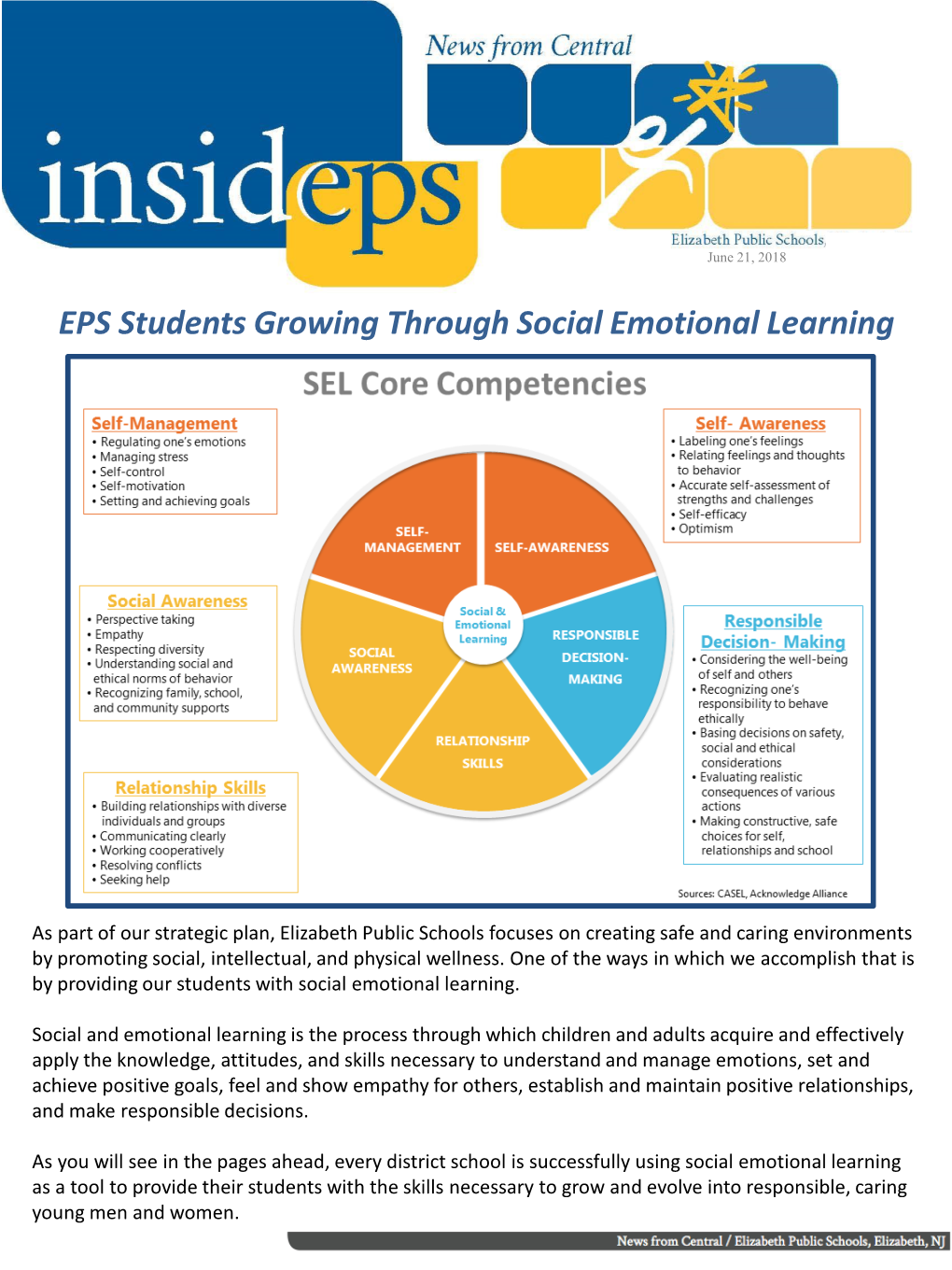 EPS Students Growing Through Social Emotional Learning