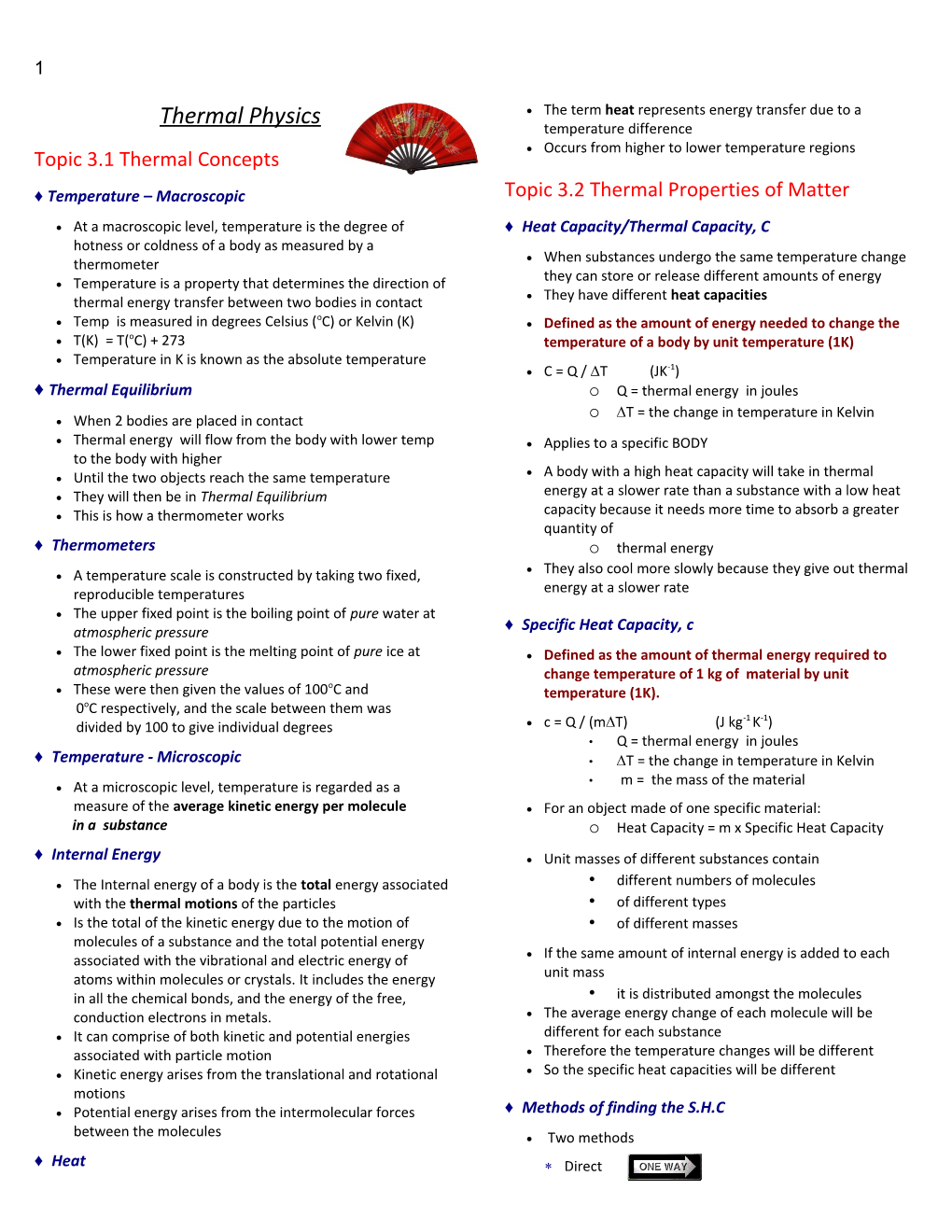 Thermal Physics