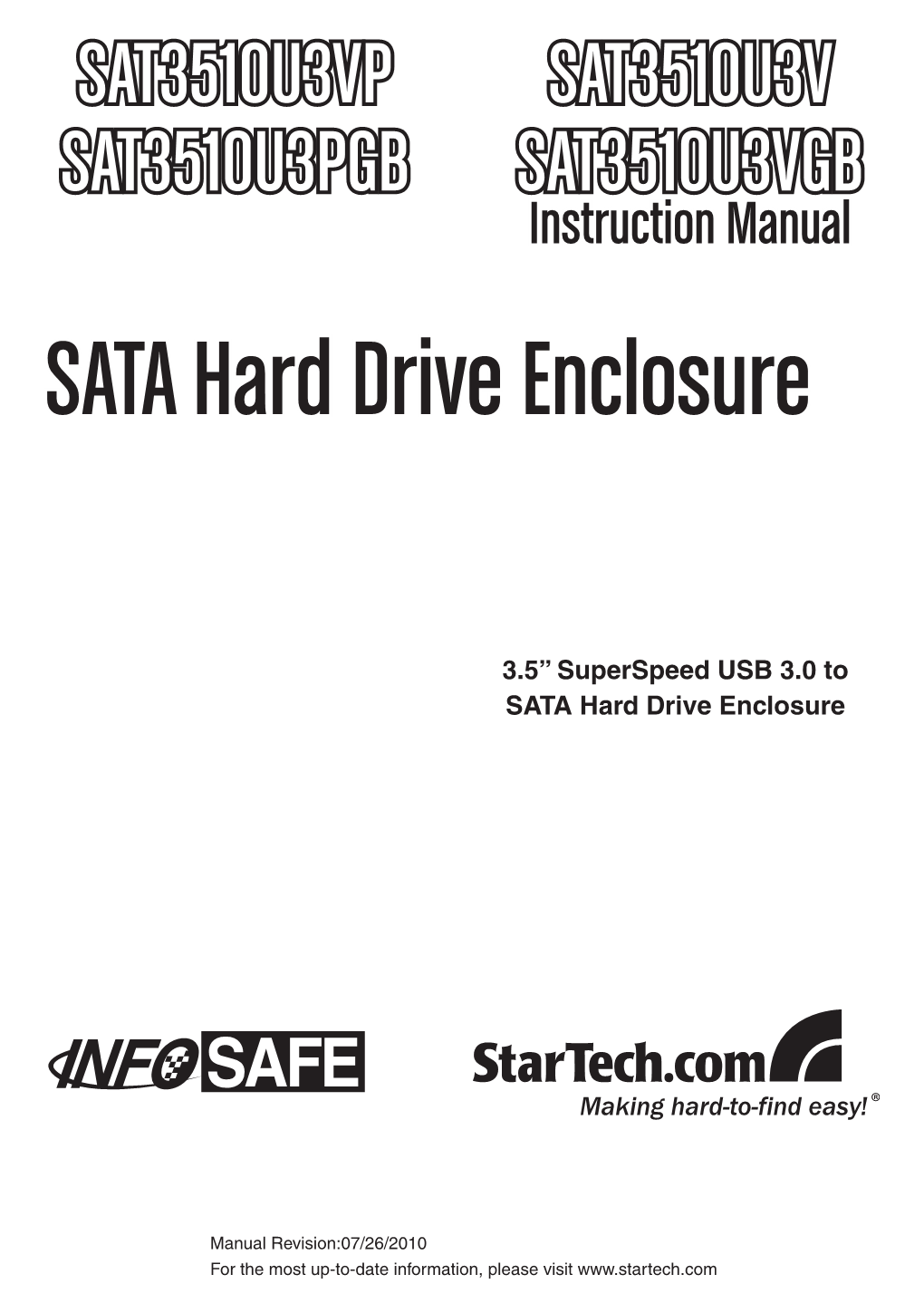 SATA Hard Drive Enclosure