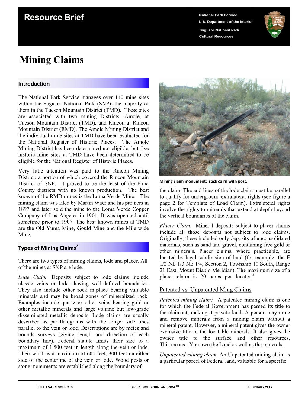 Mining Claims