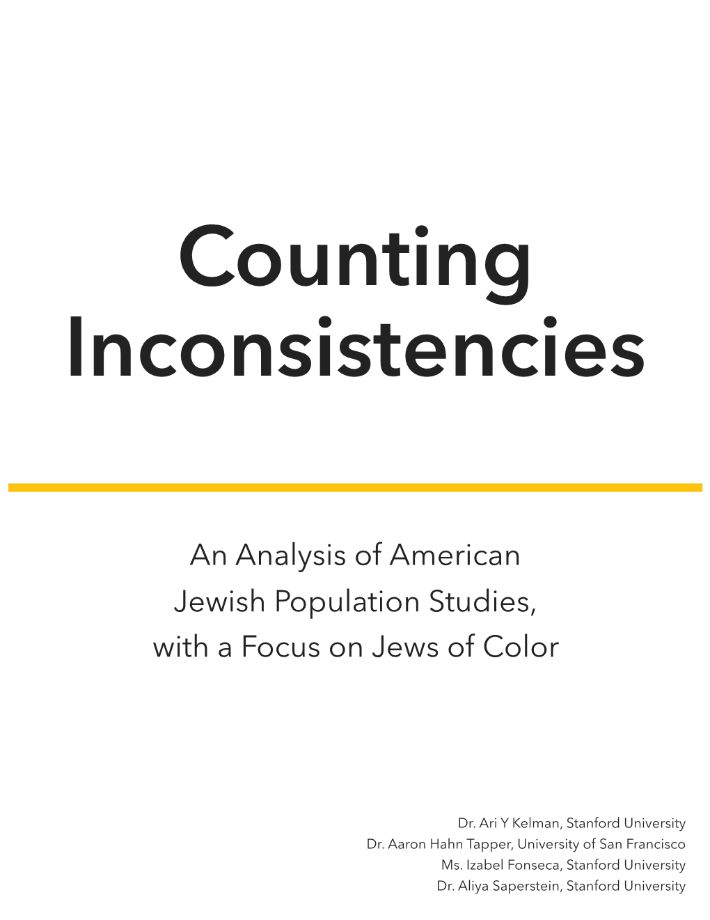 Counting Inconsistencies