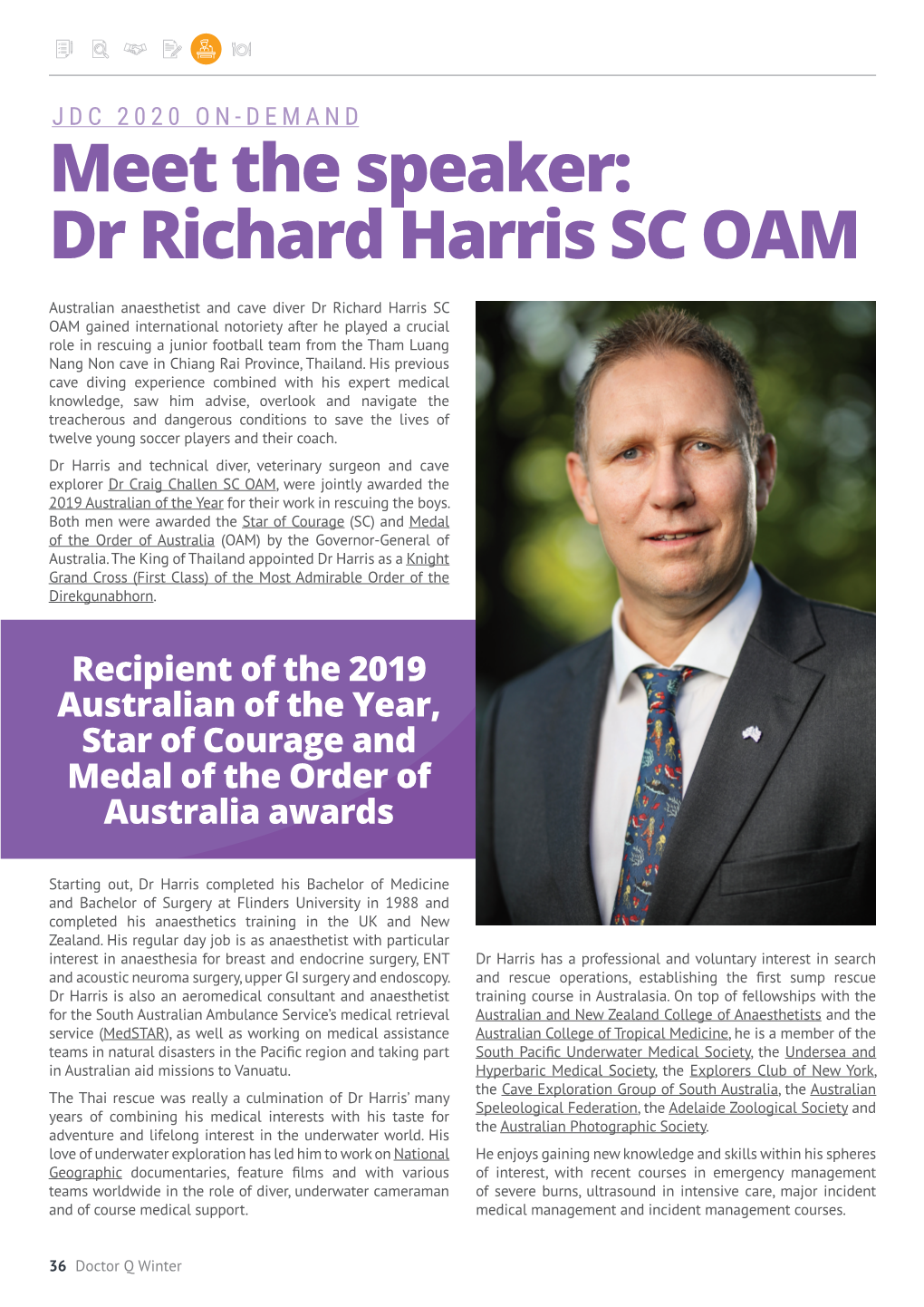 Dr Richard Harris SC OAM