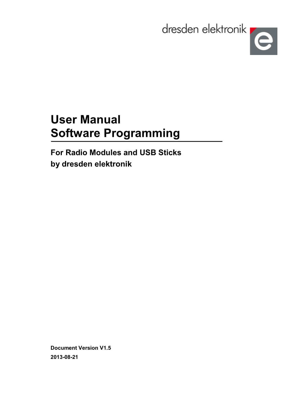 Derfsoftware Programming User Manual