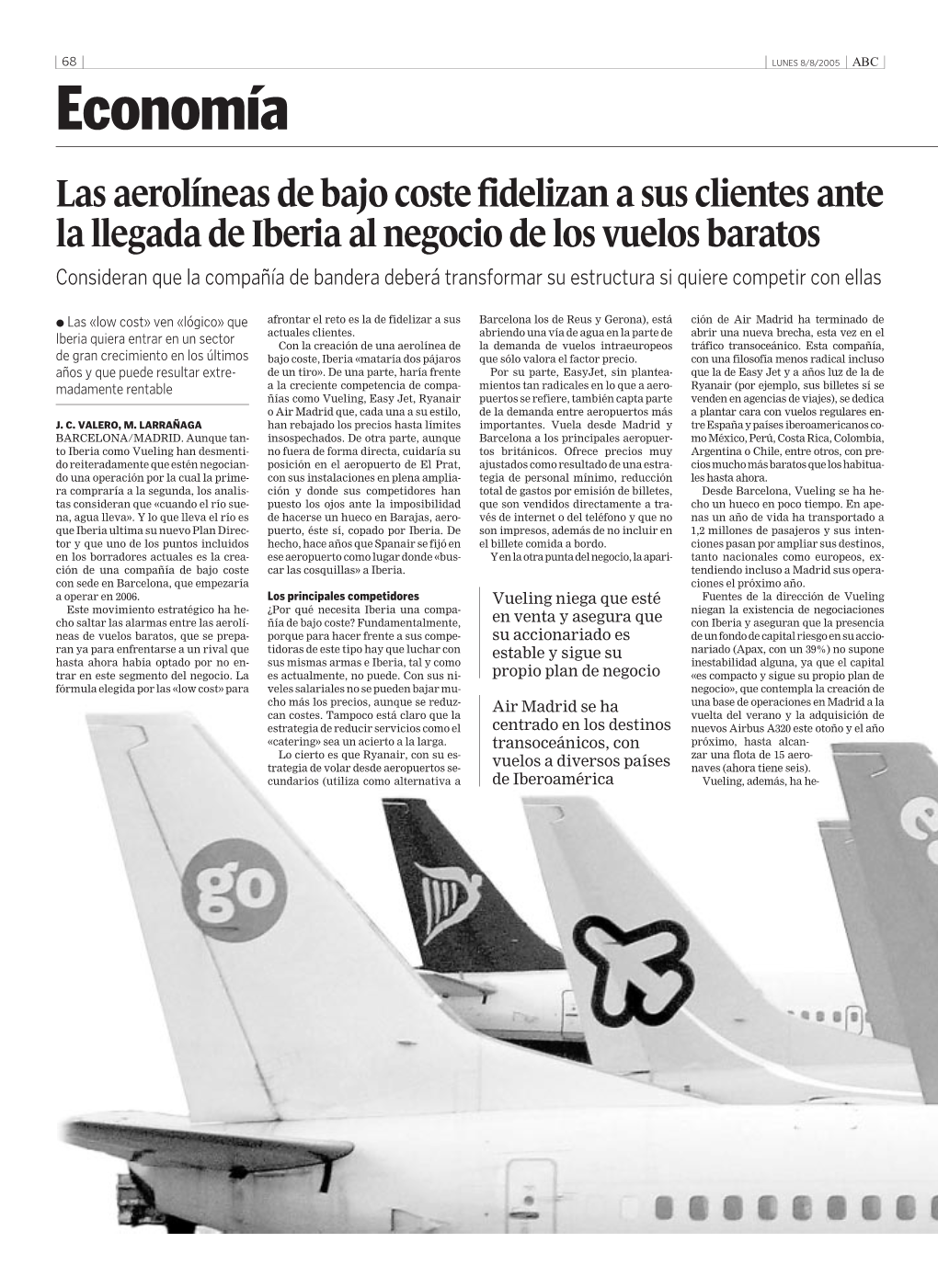 Las Aerolíneas De Bajo Coste Fidelizan a Sus Clientes Ante La Llegada De