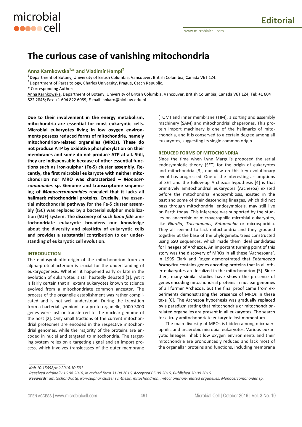 2016A Karnkowska Microbial Cell