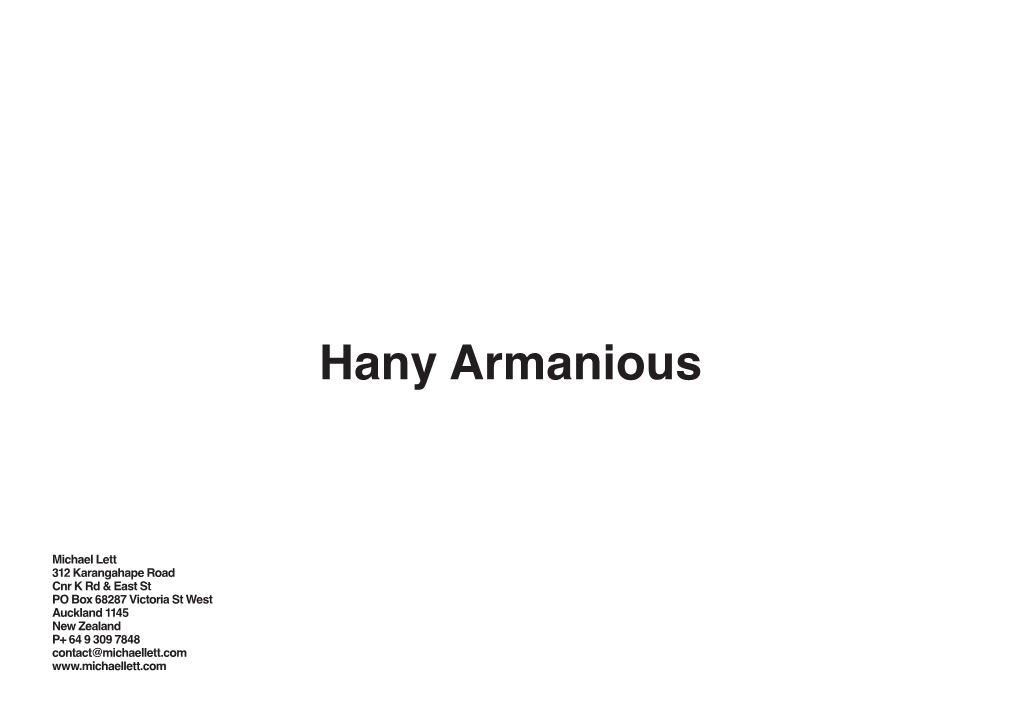 Hany Armanious