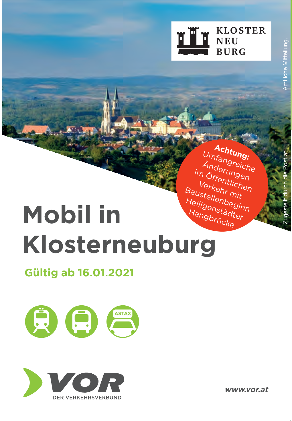 Mobil in Klosterneuburg