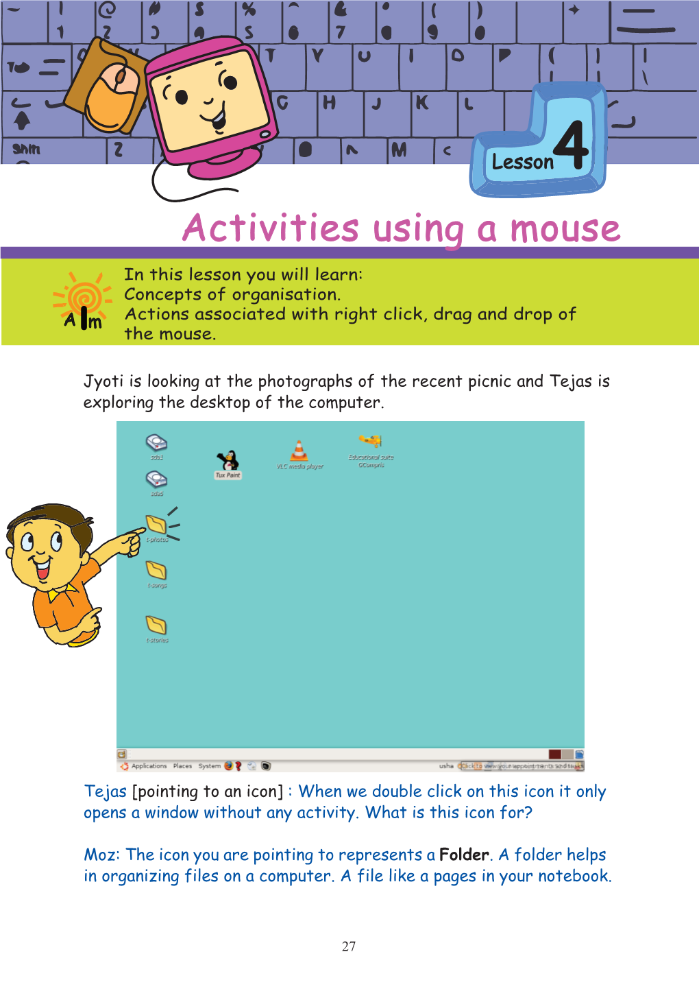 Activities Using a Mouse That Anything in Excess Is Not Ok