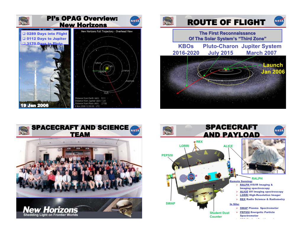 New Horizons Status