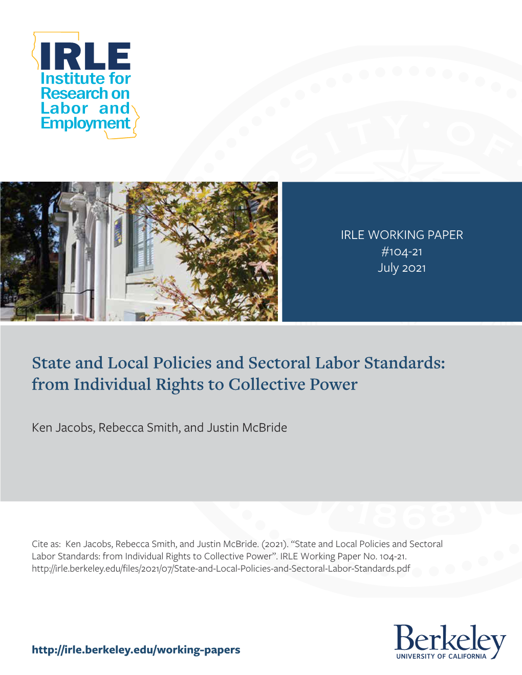 State and Local Policies and Sectoral from Individual Rights to Collective