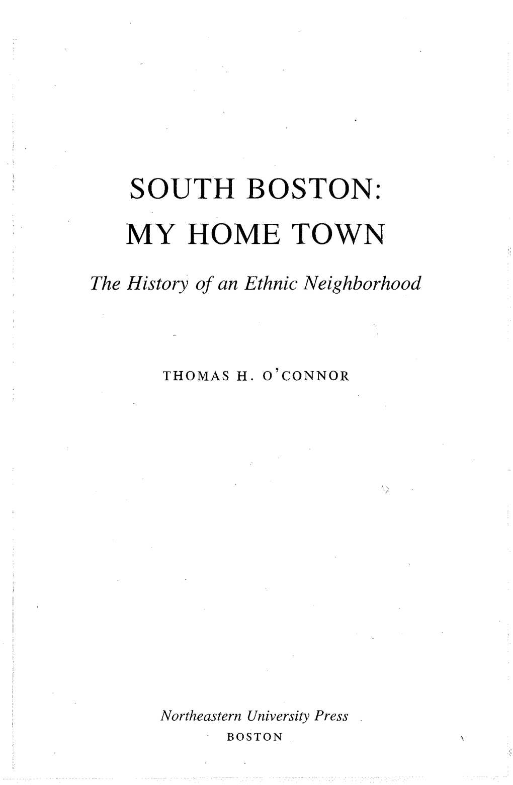 South Boston: My Home Town