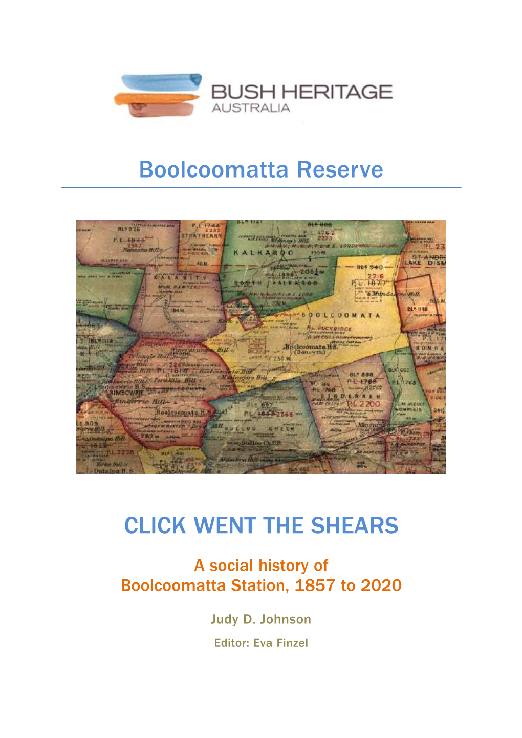 Boolcoomatta Reserve CLICK WENT the SHEARS