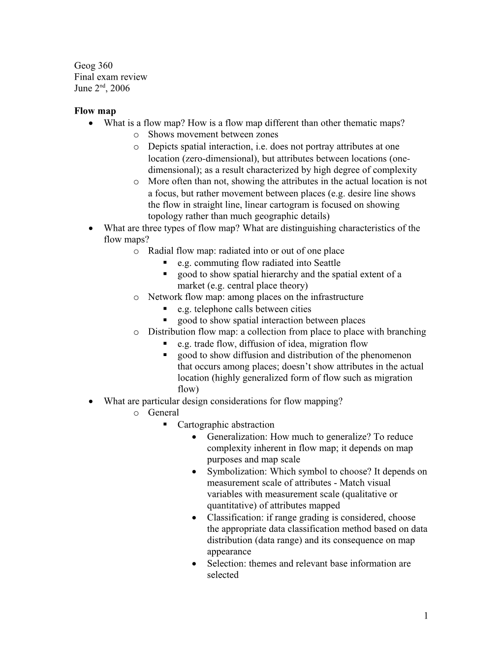 What Is a Flow Map? How Is a Flow Map Different Than Other Thematic Maps?