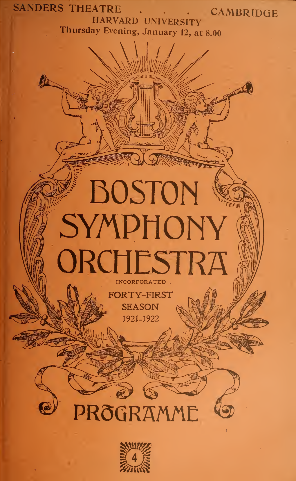 Boston Symphony Orchestra Concert Programs, Season 41,1921