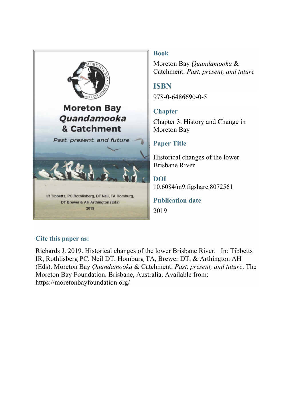 Book Moreton Bay Quandamooka & Catchment: Past, Present, And