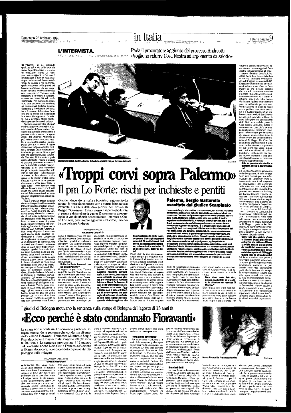 «Troppi Corvi Sopra Palermo»