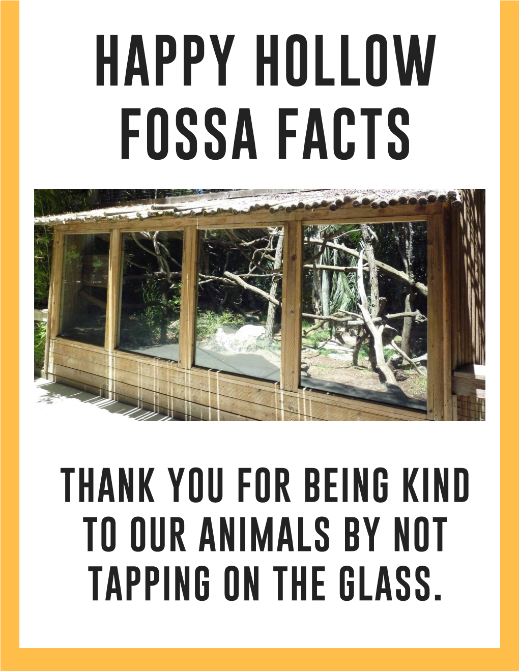 Fossa Signage