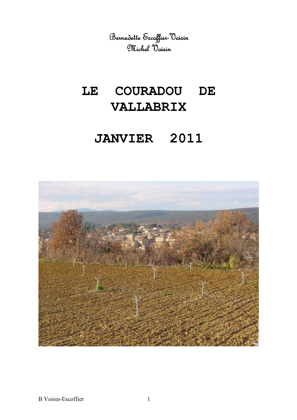 Le Couradou De Vallabrix Janvier 2011