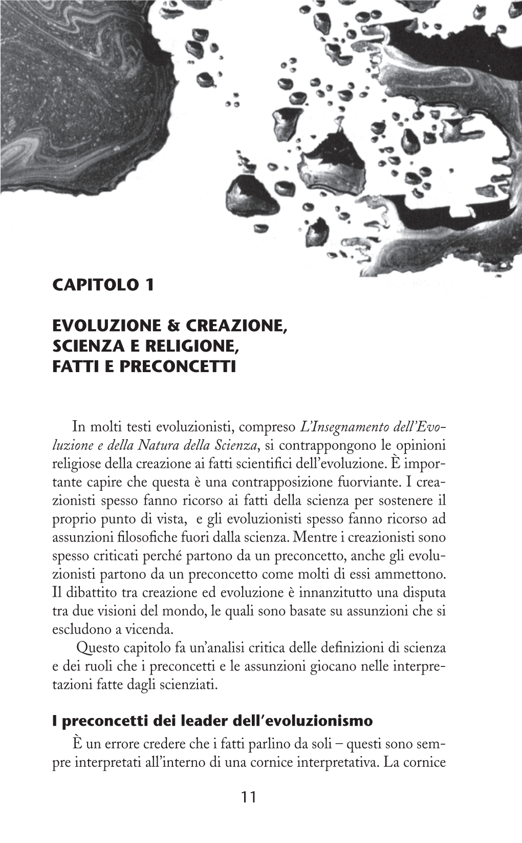 Capitolo 1 Evoluzione & Creazione, Scienza E Religione