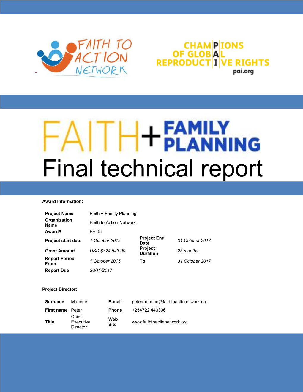 Final Technical Report