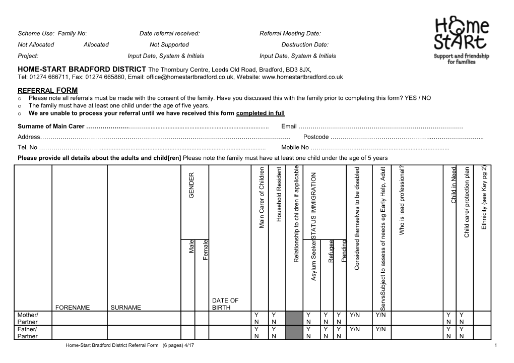 Referral Form - MESH s3