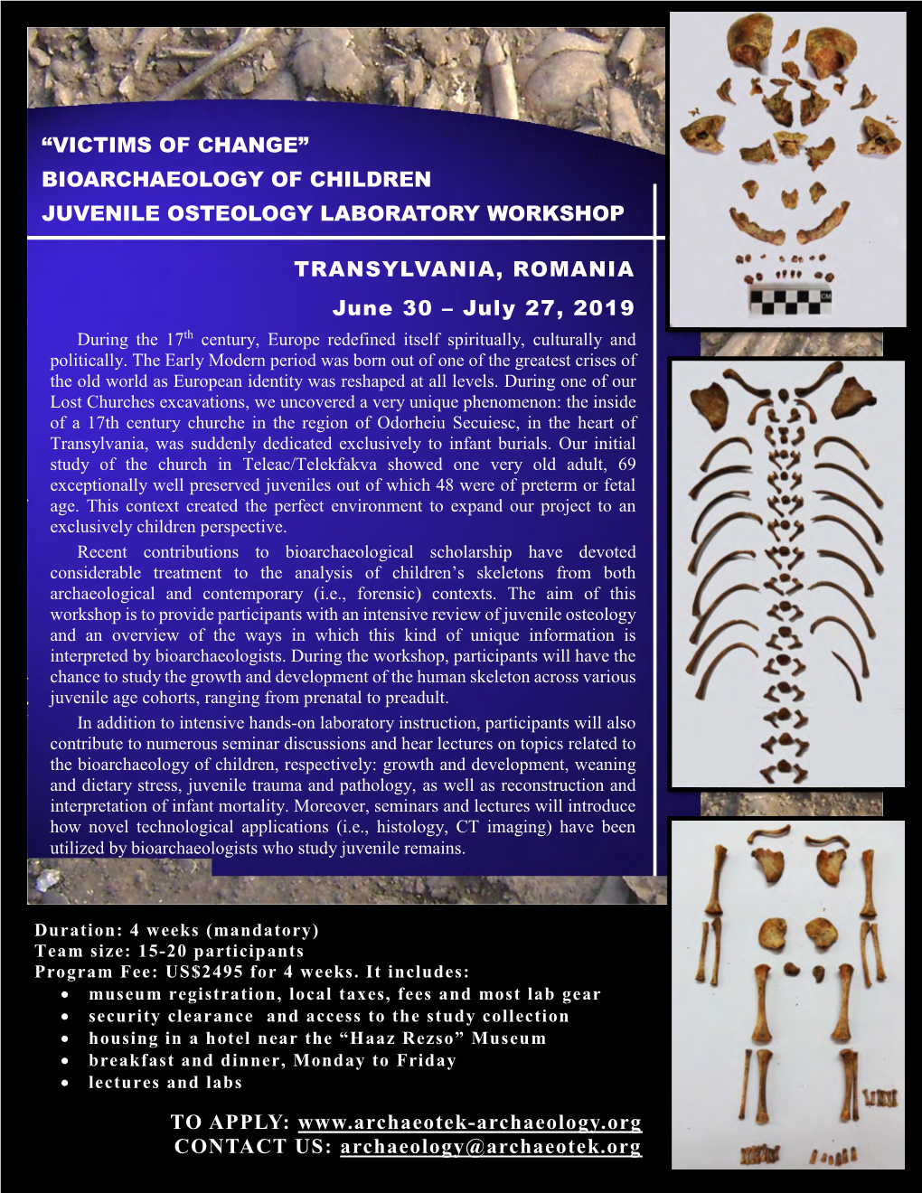 Juvenile Osteology Workshop