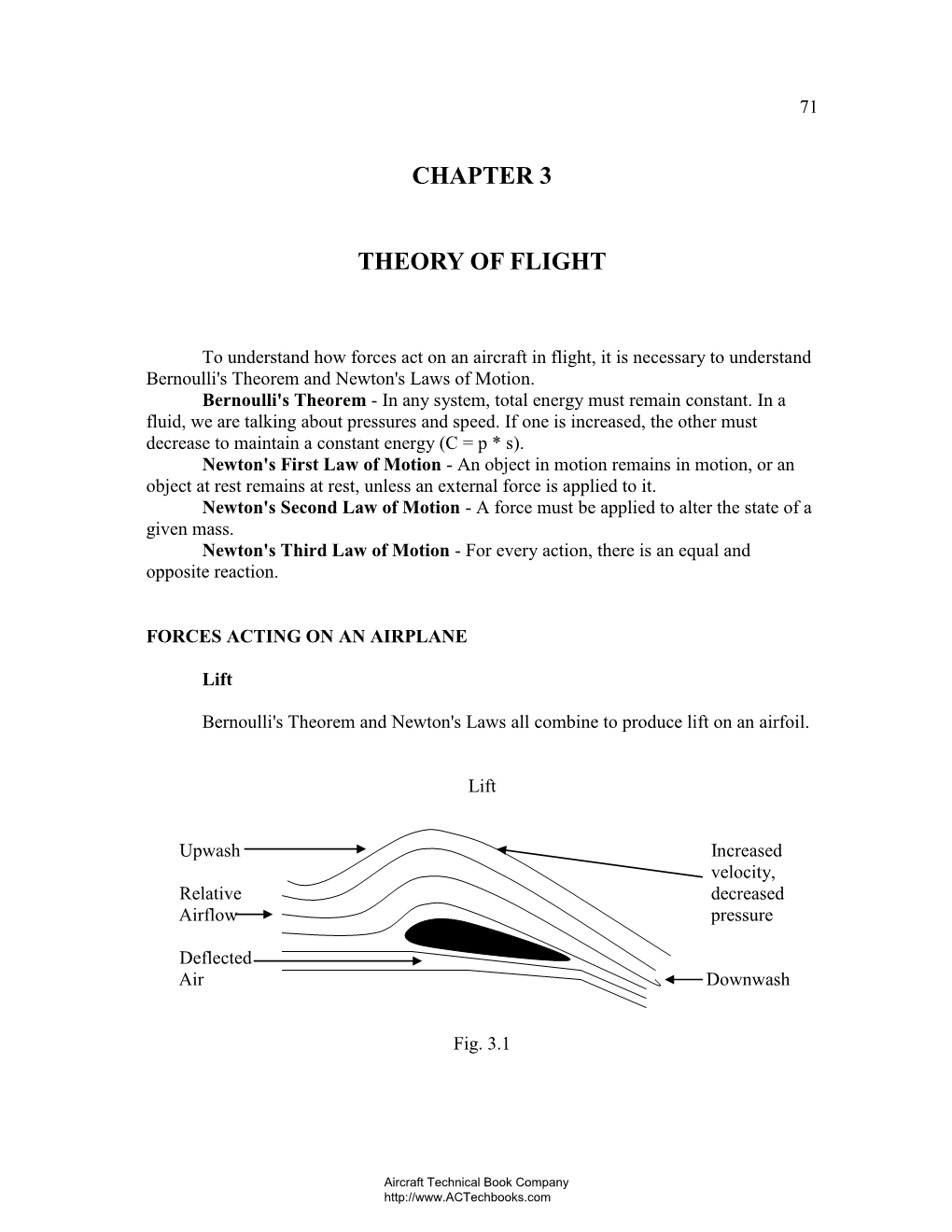 Chapter 3 Theory of Flight