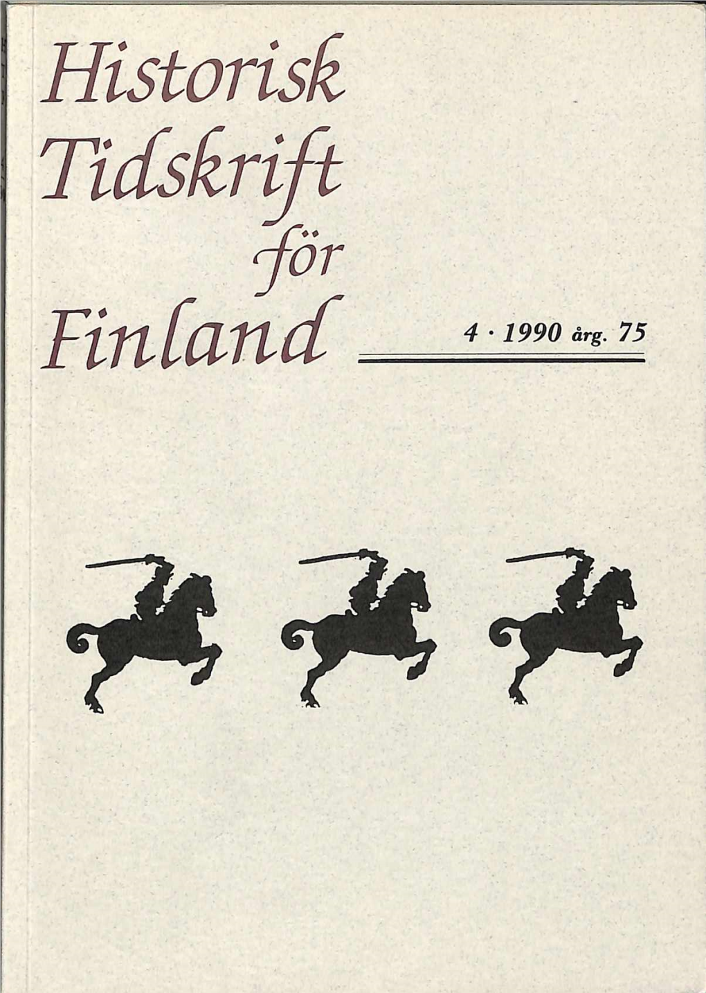 Tidsirift ^Ör Fincand 4 1990 Årg