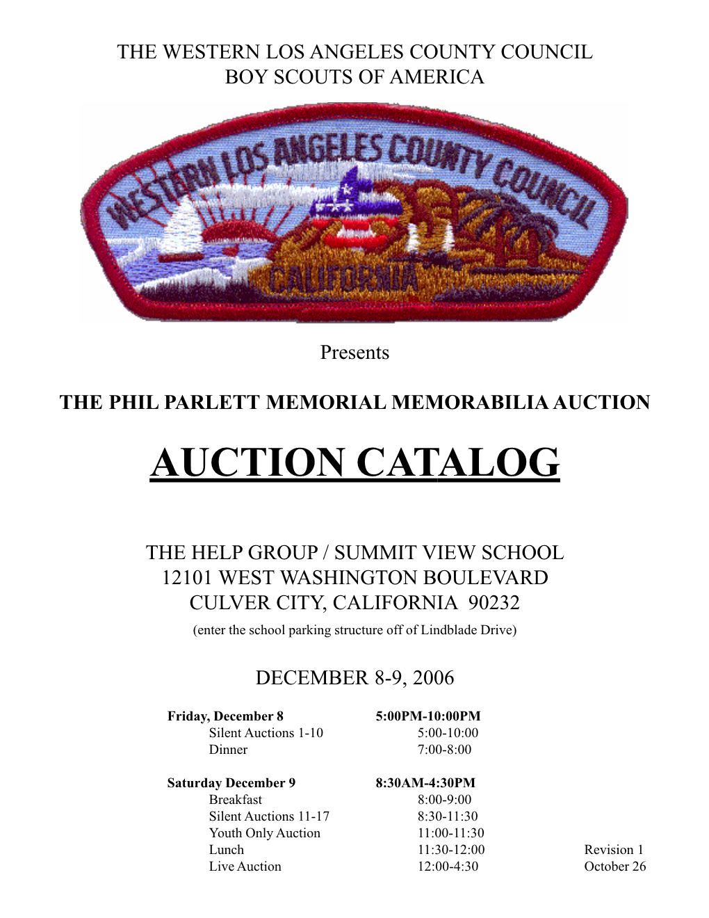 PARLETT AUCTION AUCTION CATALOG.P65