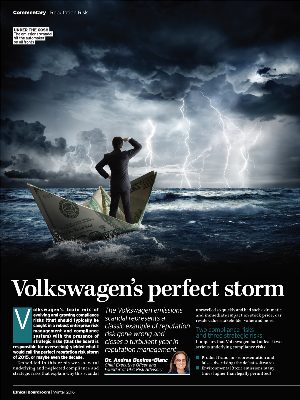 Volkswagen's Perfect Storm