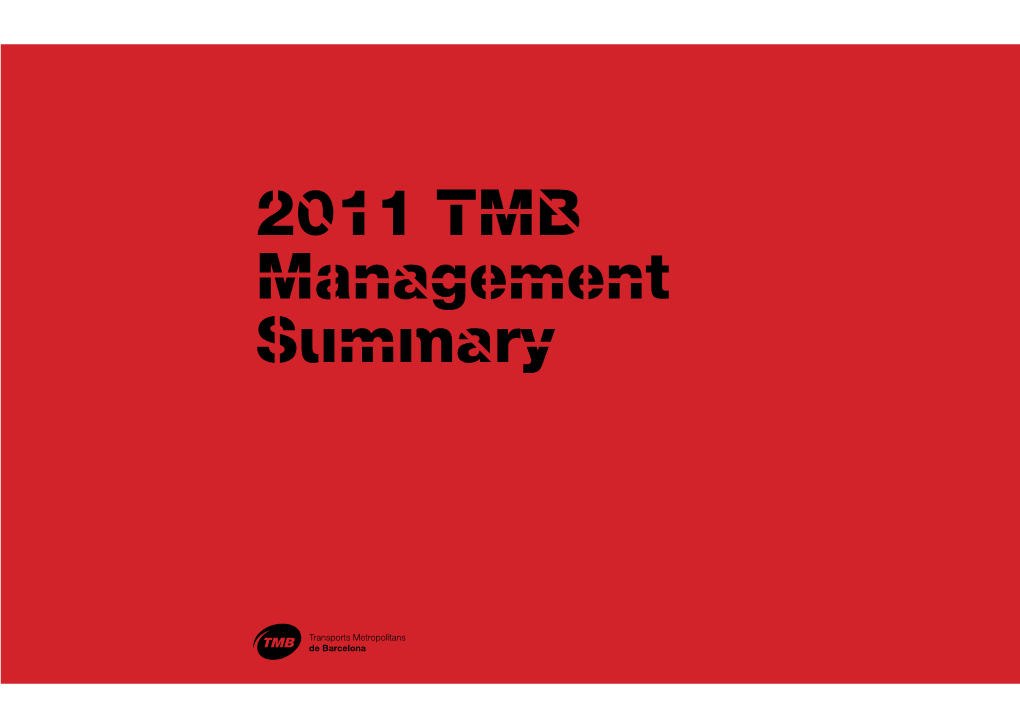 2011 Tmb Management Summary Index