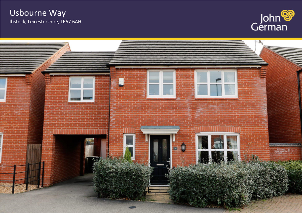 Usbourne Way Ibstock, Leicestershire, LE67 6AH