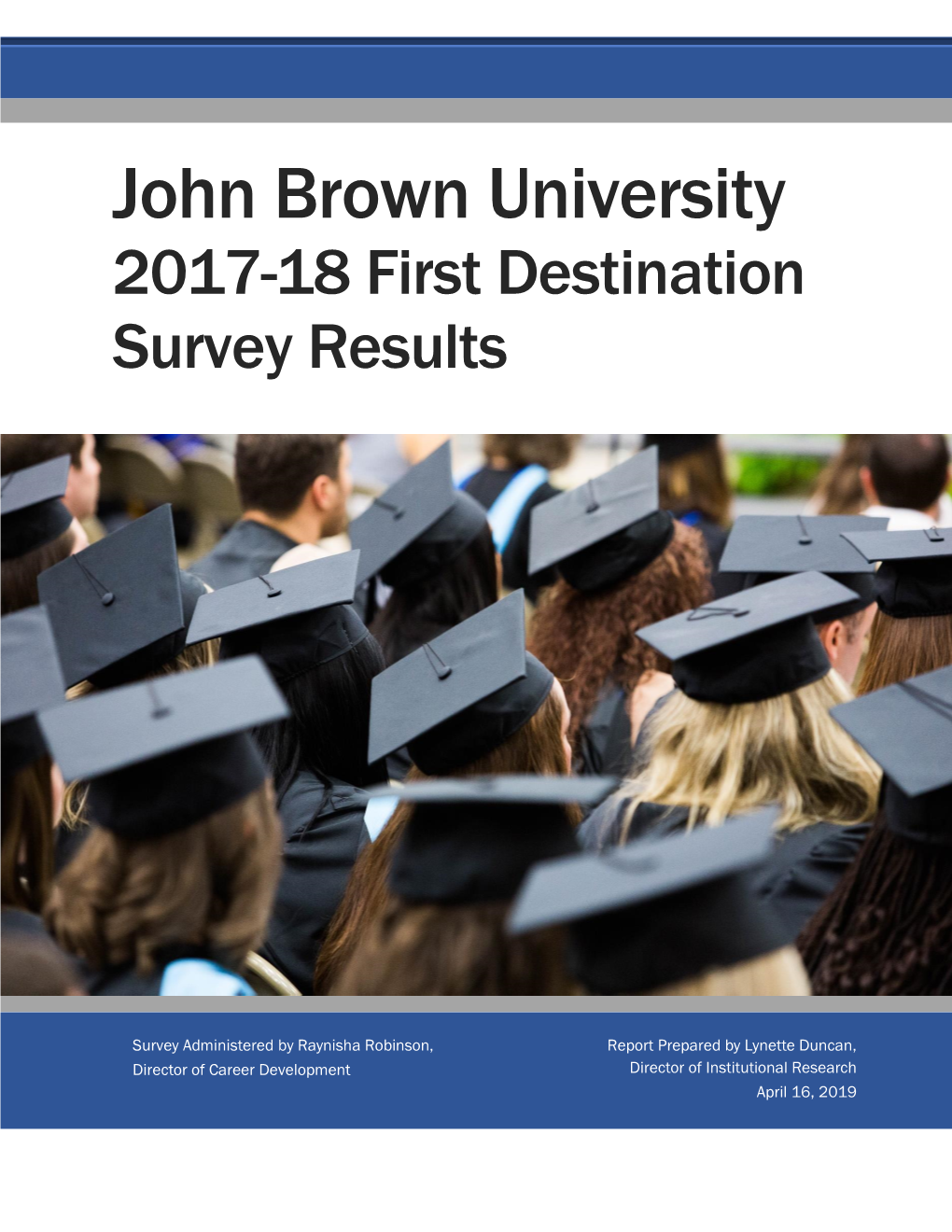 2017-18 First Destination Survey Results