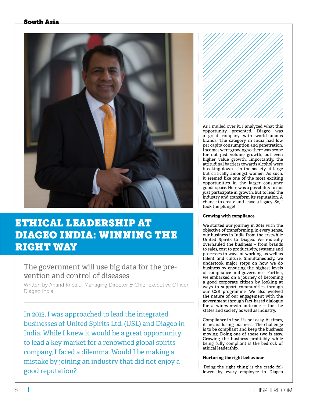 Ethical Leadership at Diageo India