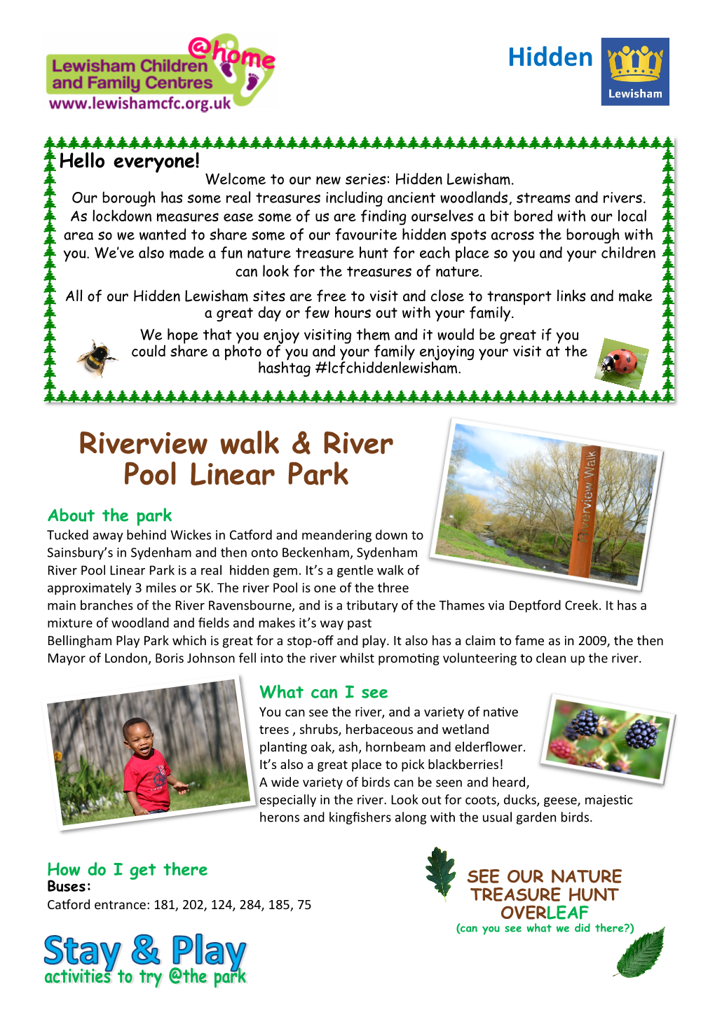 Hidden Riverview Walk & River Pool Linear Park