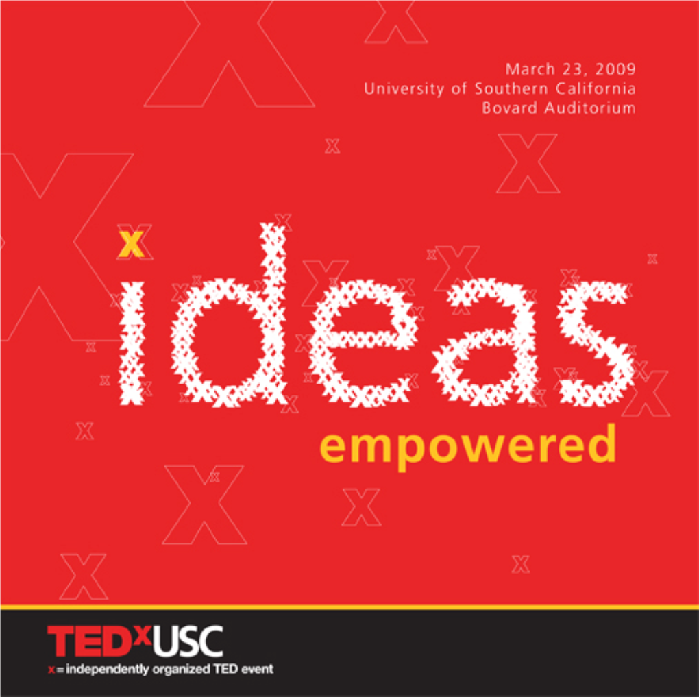 Tedxusc Program [M].Indd