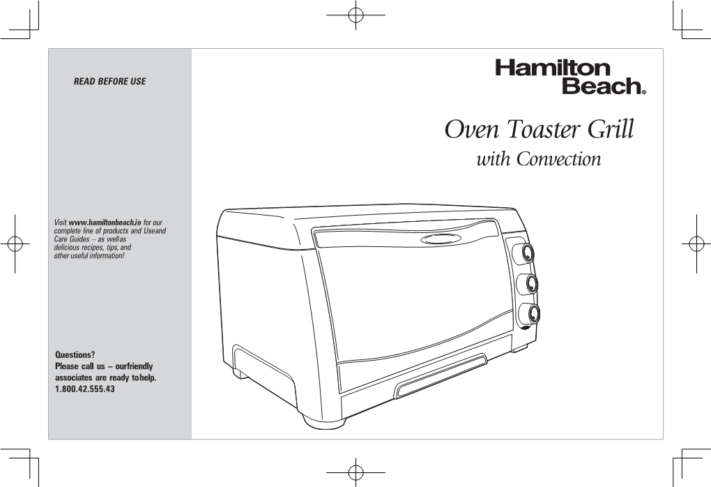 Oven Toaster Grill with Convection