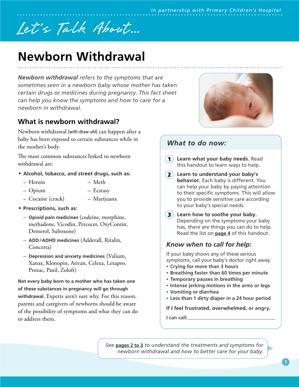 Newborn Withdrawal