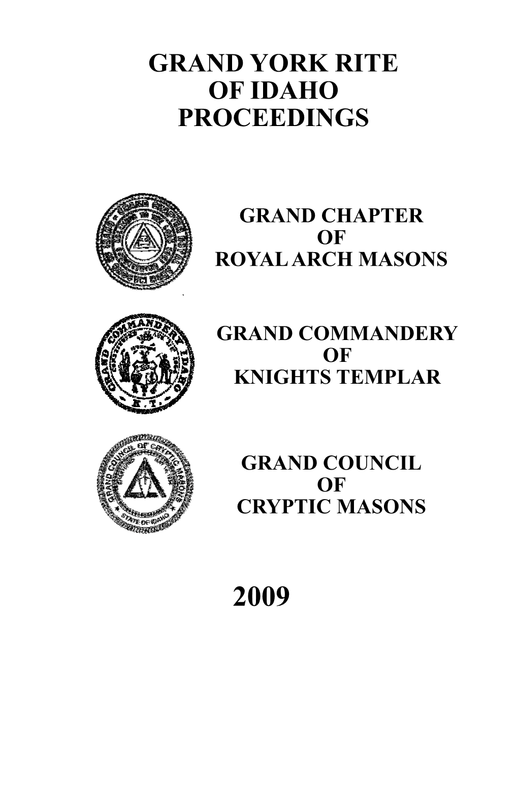 2009 Grand York Rite Cover.Pub