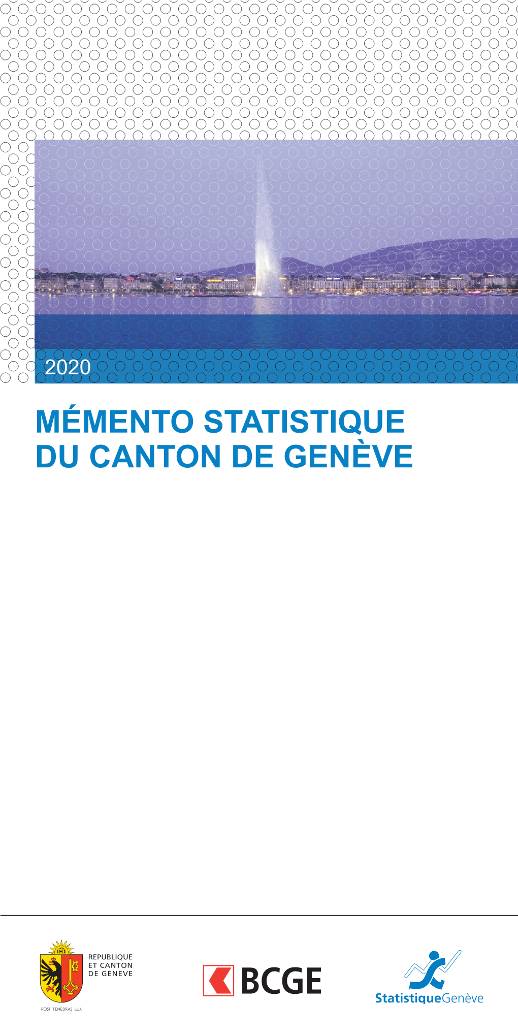 Mémento Statistique Du Canton De Genève 2020 Population Résidante