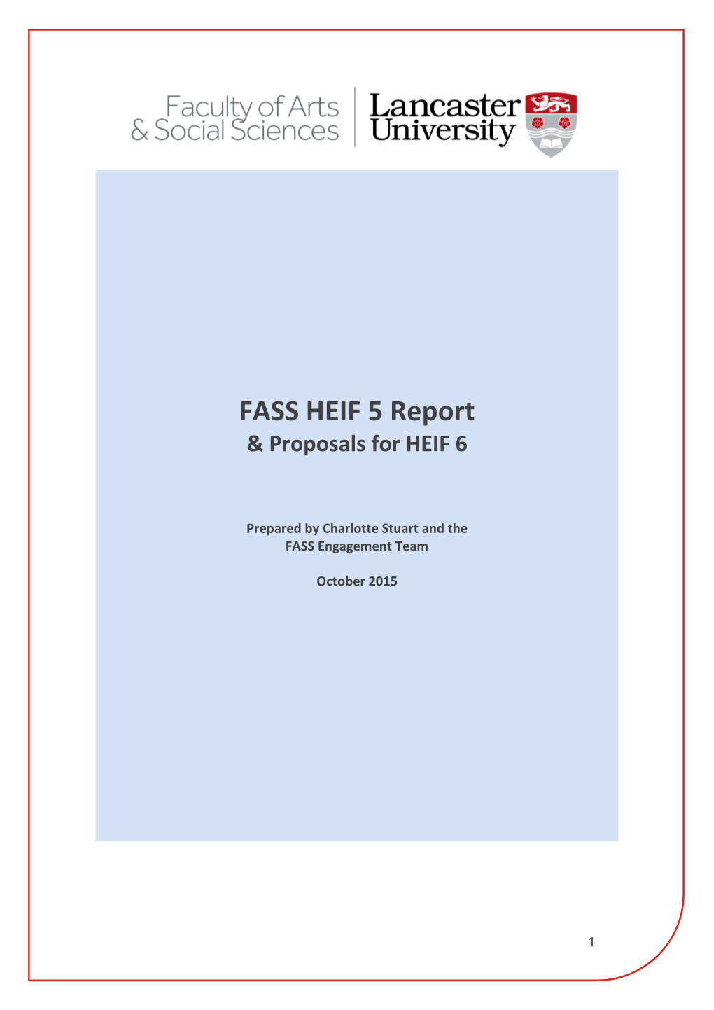 FASS HEIF 5 Report 2015