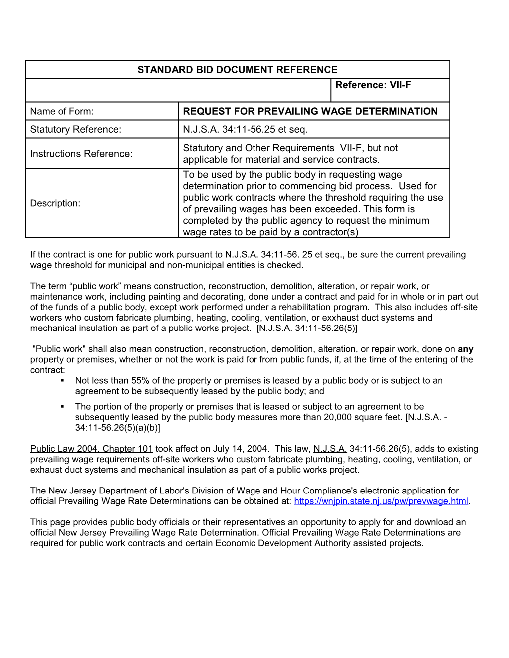 Standard Bid Document Reference s2