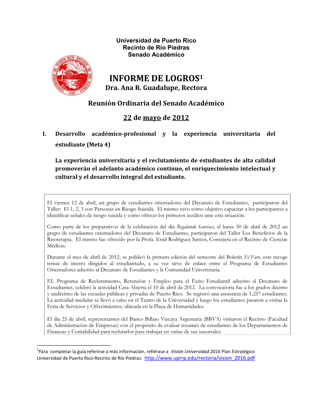 INFORME DE LOGROS1 Dra