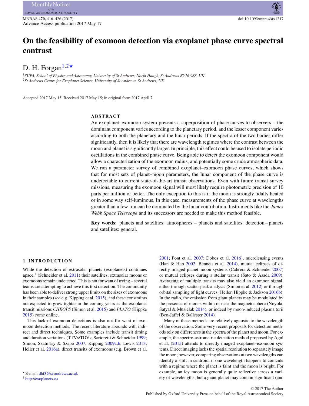 On the Feasibility of Exomoon Detection Via Exoplanet Phase Curve Spectral Contrast