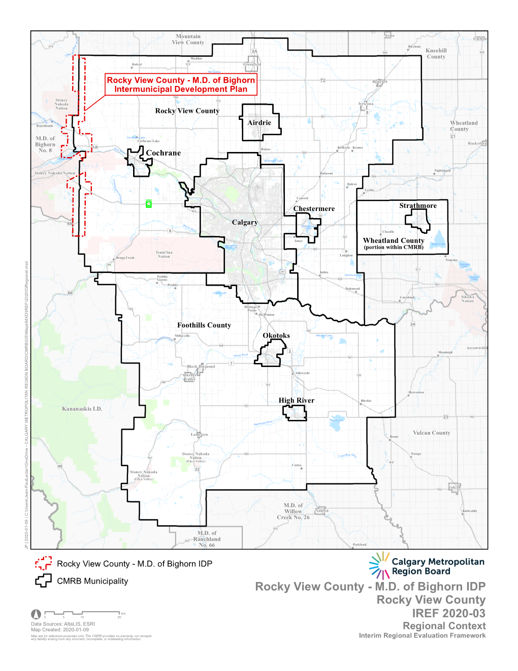 MD of Bighorn IDP Rocky View County IREF 2020-03