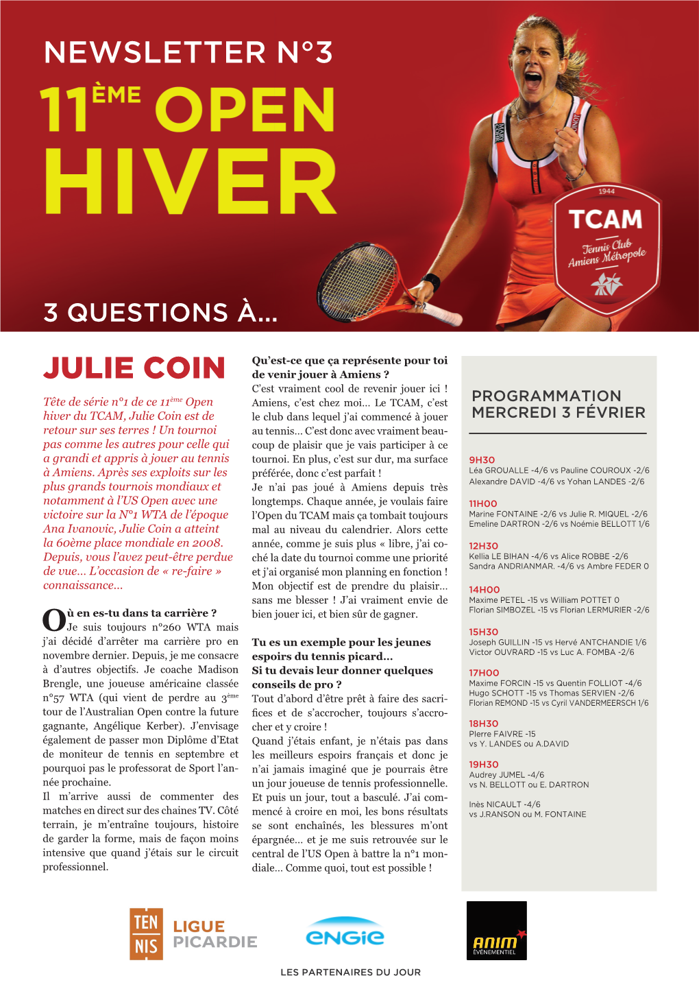 Newsletter N°3 Julie Coin